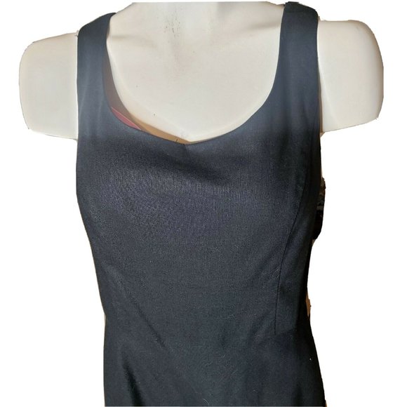 Jessica Howard W Sleeveless Fit N Flare Dress Linen Blend S 14 - Picture 10 of 10